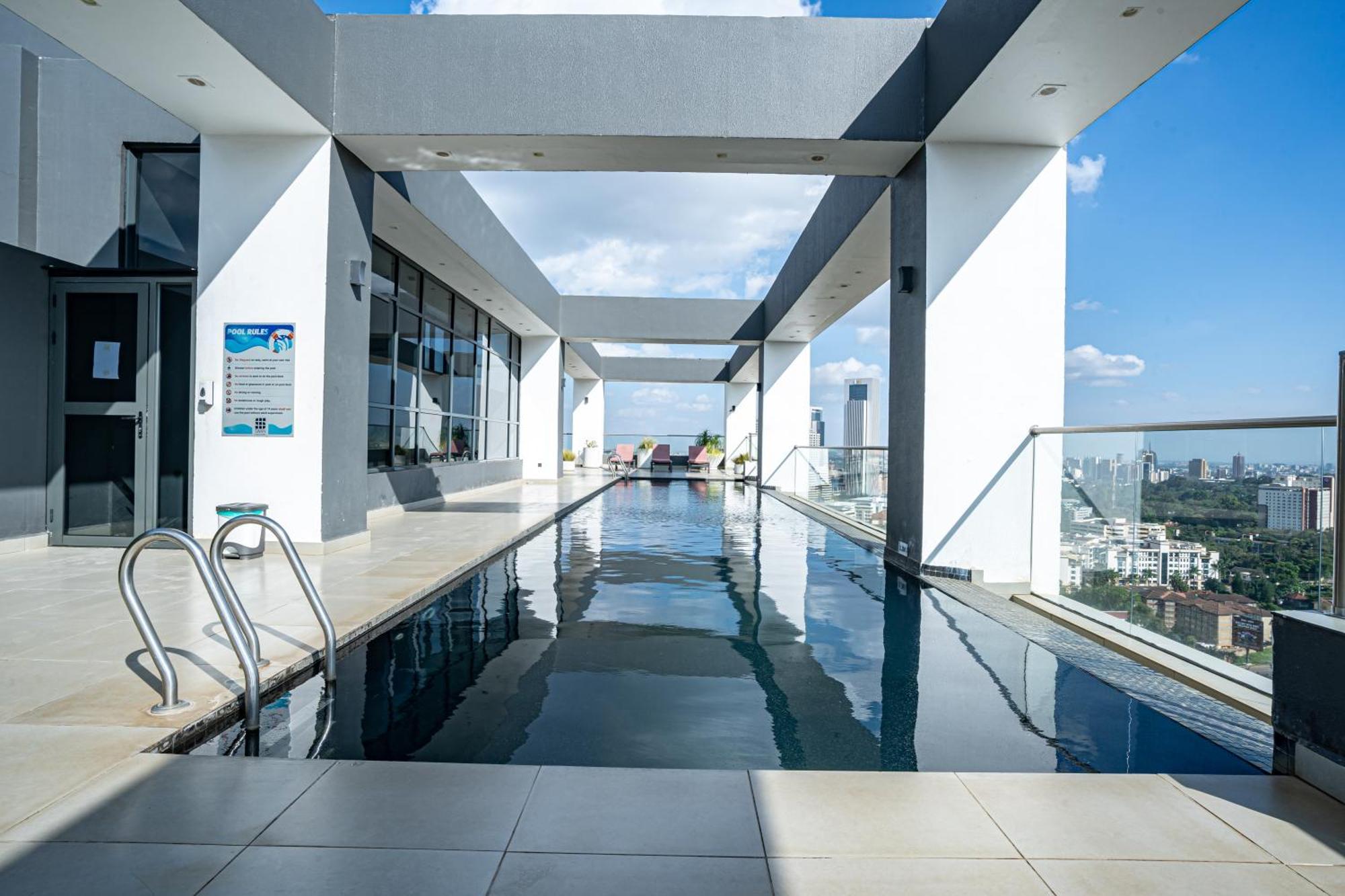 Escada Studio & 2-Bedroom, Rooftop Swimming Pool, Gym, Workspace, Wonderiss Homes Westland Living Nairobi Exterior foto